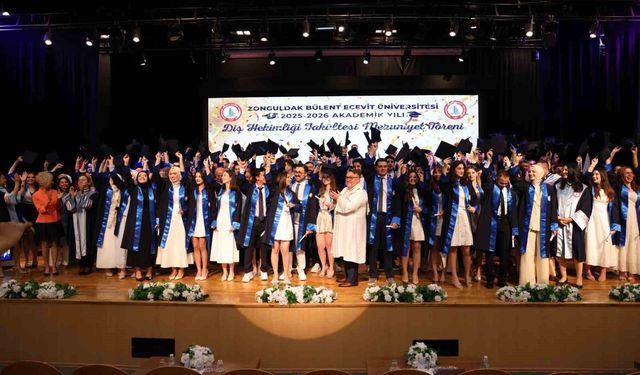BEUN Diş Hekimliği Fakültesinde gurur günü: 106 genç diş hekimi geleceğe uğurlandı