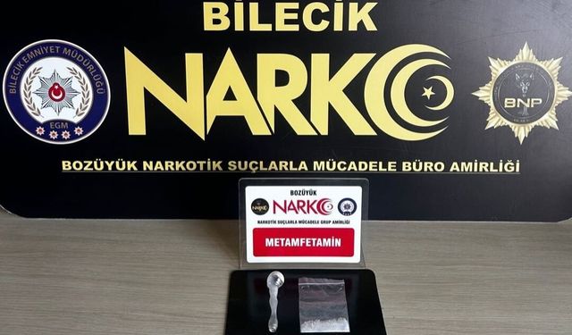 Bilecik'te uyuşturucu operasyonu: 1 gözaltı
