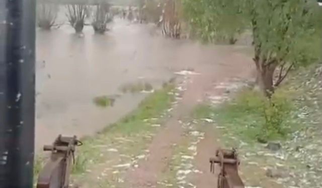 Bolu'da sağanak yağış dereleri taşırdı: Bahçe ve ahırlar sular altında kaldı