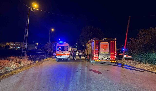 Büyükçekmece'de park halindeki tır yandı