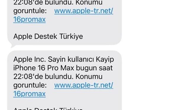 Çalınan iPhone'lar için yeni dolandırıcılık yöntemi: Apple'dan gelmiş gibi mesaj atıp telefonu ele geçiriyorlar