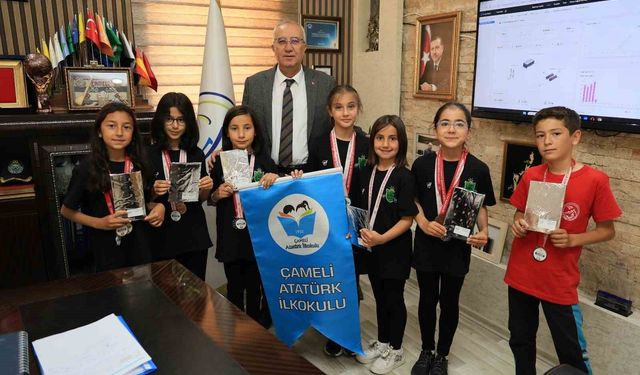 Çamelili minik atletlerden büyük başarı