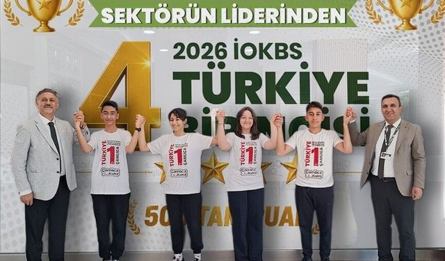 Çamlıca Koleji bursluluk sınavına damga vurdu: 4 Türkiye birincisi