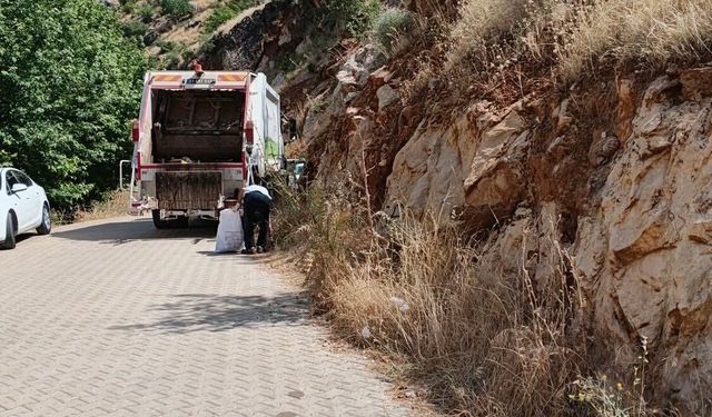 Çermik'te turizm bölgesinde temizlik