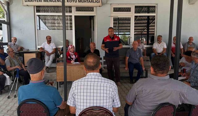 Çiftçilere tarımsal bilgilendirme