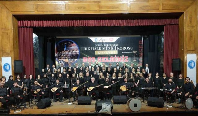 Çorum Belediyesi THM Korosu'ndan yaza merhaba konseri