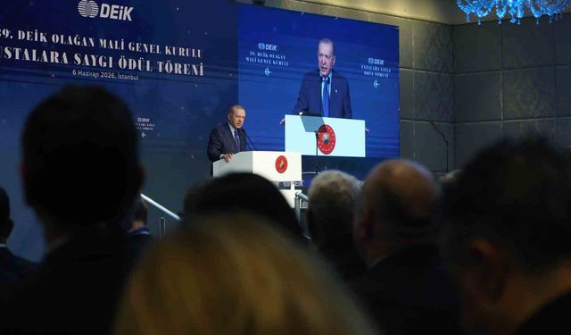 Cumhurbaşkanı Erdoğan'dan yatırımcılara çağrı: 'Türkiye'ye gelin ve yerleşin. Sizler de güçlü ve büyük Türkiye'nin büyümesine dahil olun'
