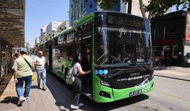 Denizli Büyükşehir ulaşım desteğinden binlerce öğrenci faydalandı