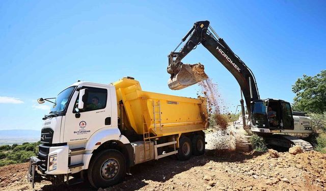 Denizli'nin 4 ilçesini birbirine bağlayan yolda çalışmalar başladı