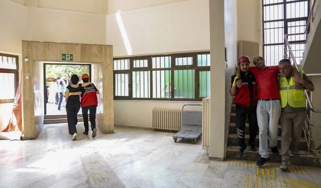 Diyarbakır'da deprem ve yangın tatbikatı