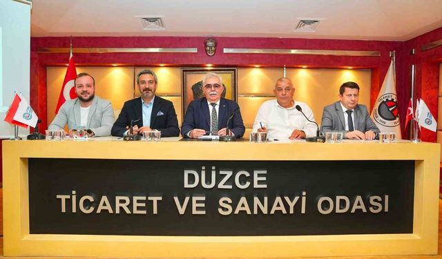 Düzce TSO meclis toplantısı gerçekleştirildi