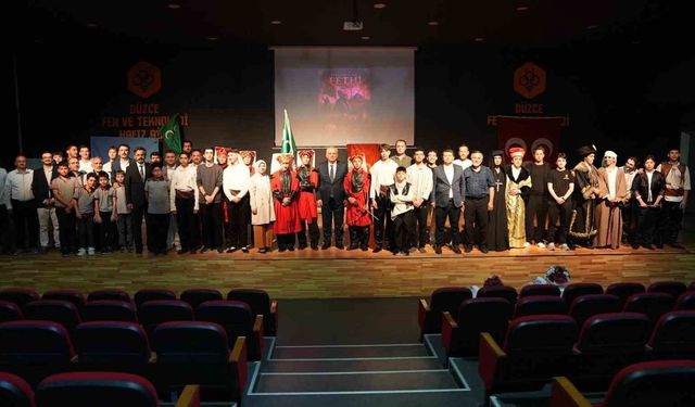 Düzce'de İstanbul'un fethi coşkuyla anıldı