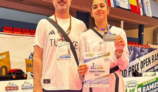 Ebrar Acar'dan Avrupa'da gümüş madalya