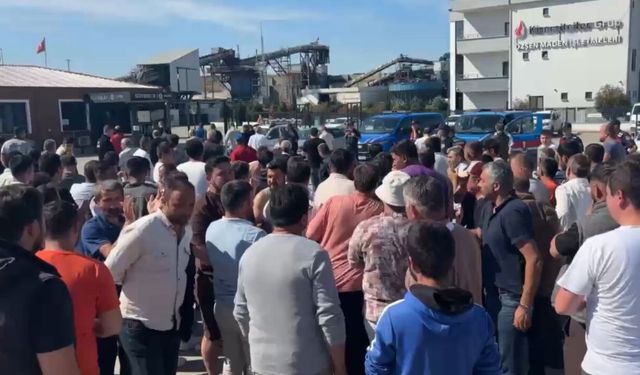 Edirne'de maden işçilerinin eylemi 13'üncü gününde