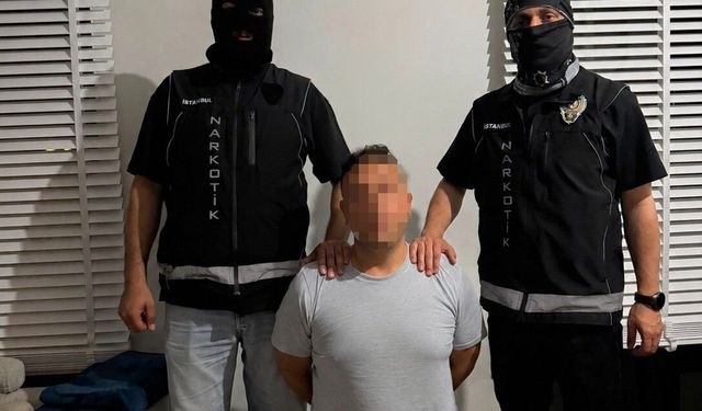 Fransa tarafından 'difüzyon mesajı' ile aranan şüpheli İstanbul'da yakalandı