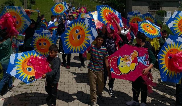 Hasköy'de uçurtma şenliği düzenlendi