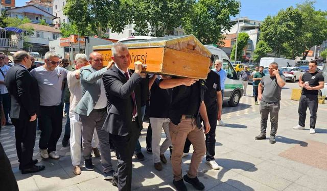 Hayatını kaybeden harita mühendisi son yolculuğuna uğurlandı