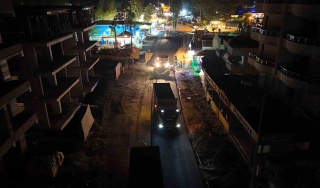 HBB,Arsuz'da yol çalışmalarını sürdürüyor