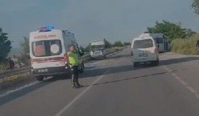 İşçi servisleri çarpıştı; 10 yaralı