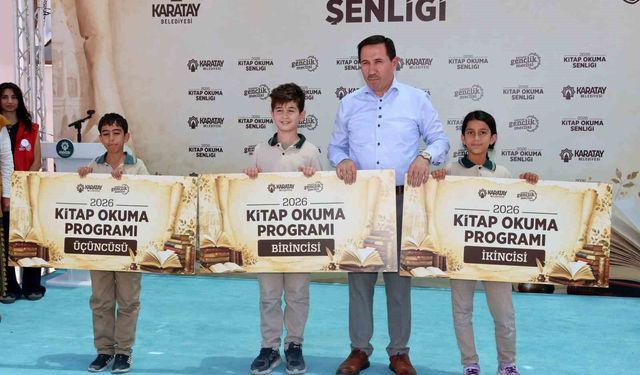 Karatay'da Kitap Okuma Projesi şenliklerle tamamlandı