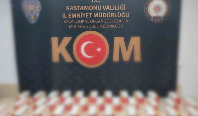 Kastamonu'da kaçakçılık operasyonu: 2 gözaltı