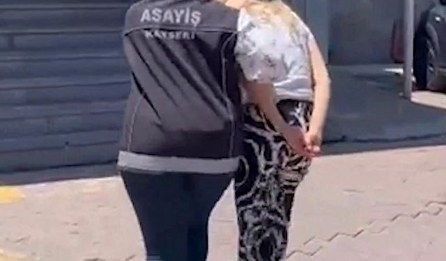 Kayseri 3 ayrı suçtan 22 yıl kesinleşmiş hapis cezası bulunan kadın yakalandı