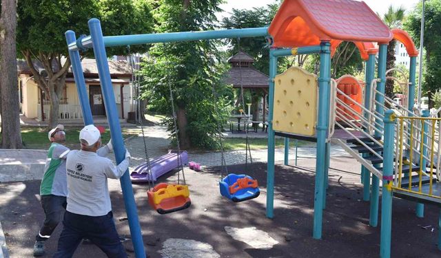 Kepez'den çocuklara güvenli oyun alanları