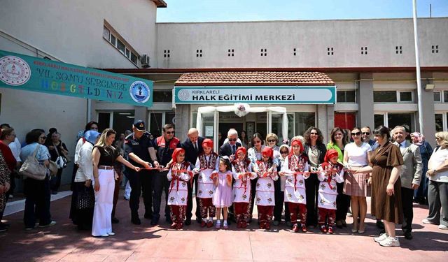 Kırklareli'de hayat boyu öğrenme haftası sergisi açıldı