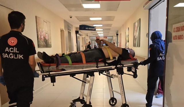 Kontrolden çıkan araç takla attı: 1 yaralı