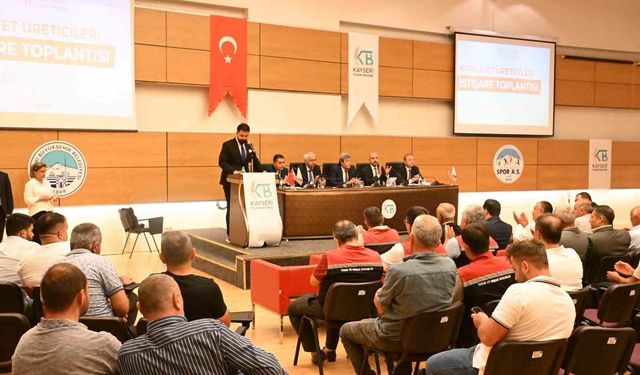 KTB öncülüğünde Kırmızı Et Üreticileri İstişare Toplantısı gerçekleştirildi