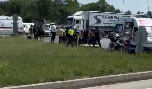 Lüleburgaz'da iki otomobil çarpıştı: 6 yaralı
