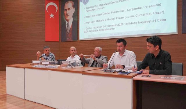 Melikgazi'de Üretici Pazar Yeri için kura çekimi yapıldı