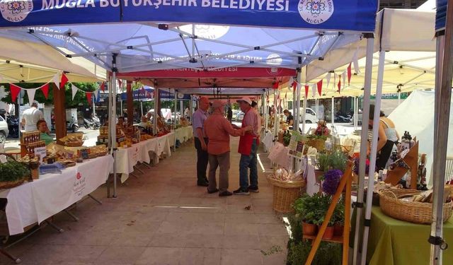 Menteşe Kurşunlu Meydanı'nda Slow Food Şenliği düzenlendi