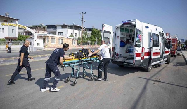 Mersin'de gerçeğini aratmayan trafik kazası tatbikatı