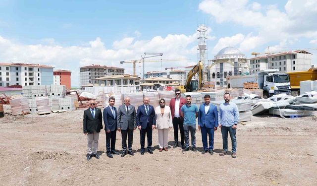Milletvekili Gürcan ve Başkan Albayrak'tan Kocakır TOKİ şantiyesine ziyaret