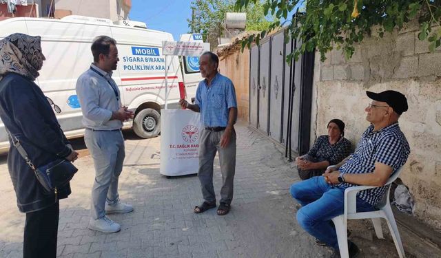 Mobil sigara bırakma polikliniği umut oluyor