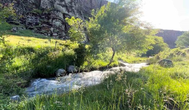 Niğde'nin Uzandı Vadisi görsel şöleniyle ziyaretçilerini ağırlıyor