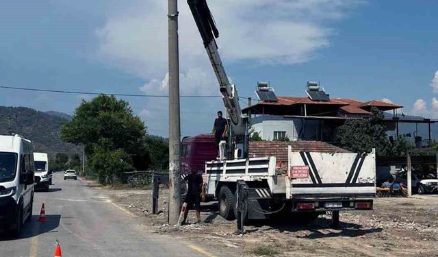 Ortaca Dikmekavak'ta yol güvenliği artırılıyor