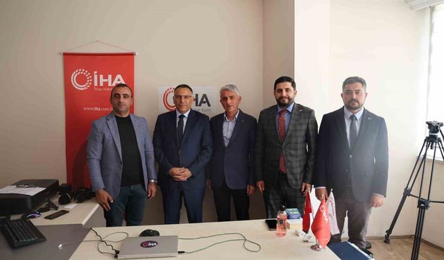 Rektör Gürel'den İHA'ya ziyaret