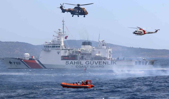Sahil Güvenlik Komutanlığının 'Deniz Aslanları' göz doldurdu