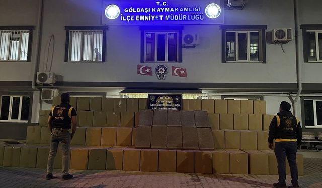Şüpheli tırda 5,5 milyon adet bandrolsüz sigara ele geçirildi