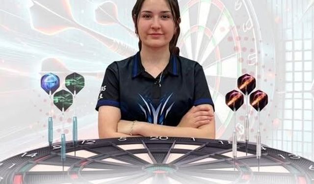 Tavaslı Elif Dilara Davulcu Avrupa dart şampiyon oldu
