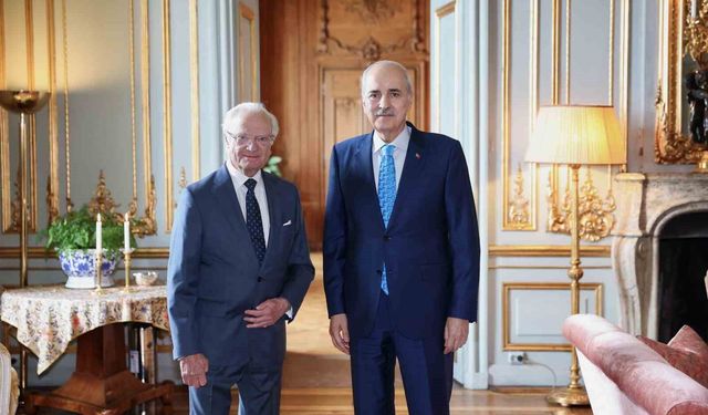 TBMM Başkanı Kurtulmuş, İsveç Kralı Carl XVI. Gustaf tarafından kabul edildi