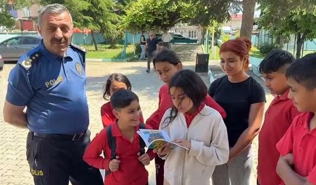 Tekirdağ Emniyet Müdürü Turanlı, Aydoğdu Mahallesi'nde öğrencilerle buluştu