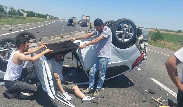 Tekirdağ'da trafik kazası: 3 yaralı