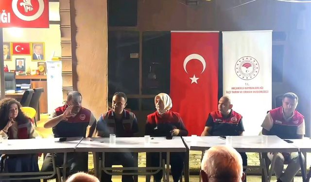 Uğurlu Köyü'nde üreticilerle tarım gündemi masaya yatırıldı