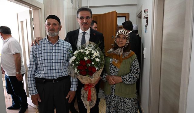 Vali Baruş'tan Narman'da şehit ailesi ve gaziye anlamlı ziyaret