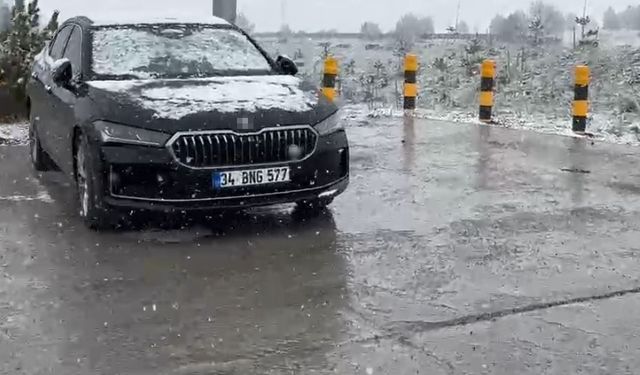 Yaylada aniden bastıran kar, çobanlara zor anlar yaşattı