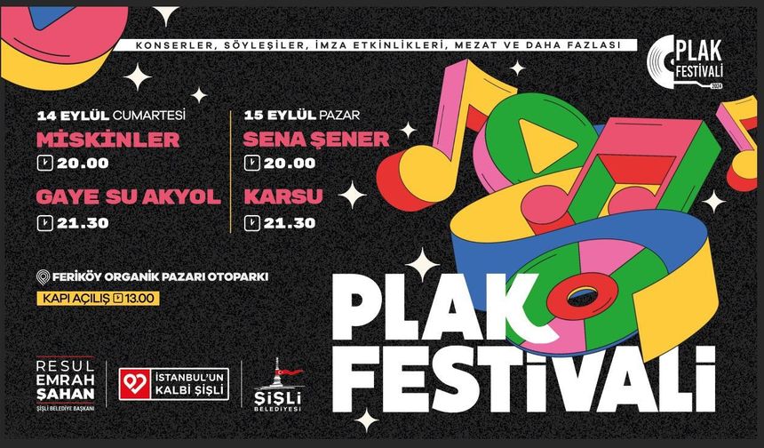 'Şişli Plak Festivali' geri döndü!