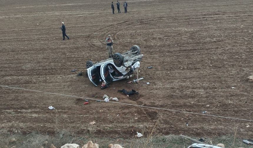 Köpeğe çarpmamaya çalışırken takla attı